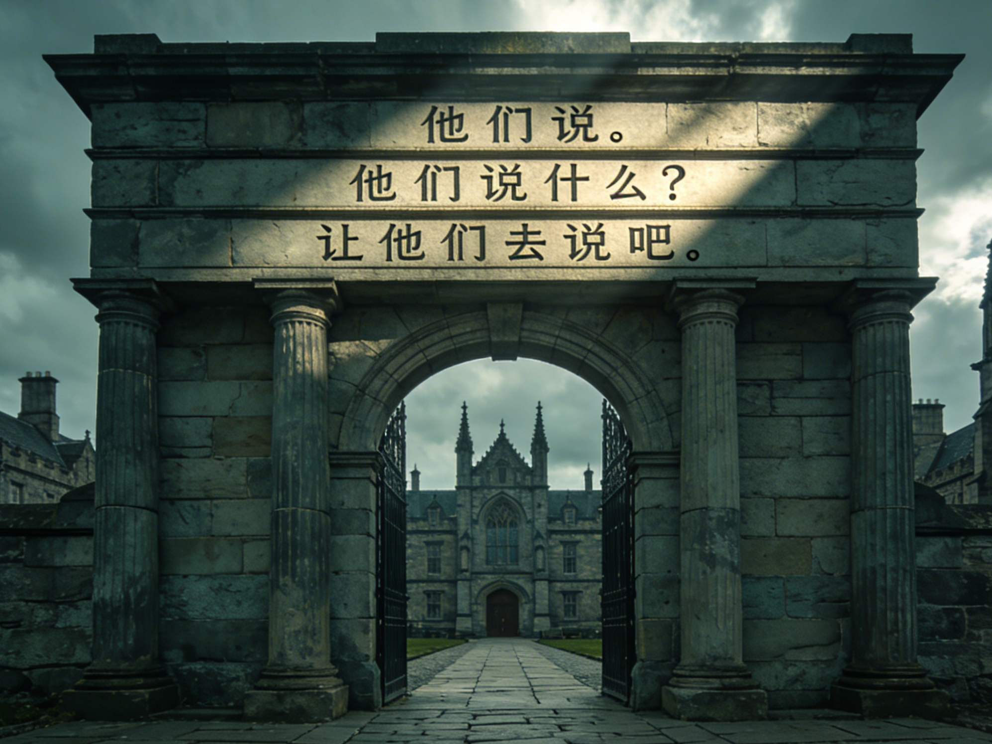 坚守自我，勿让流言左右